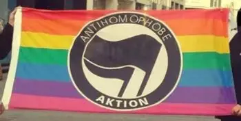 Anti de encargo de la homophobe bandera de cualquier color personalizado contra la acción de la bandera banner con 2 ojal