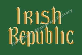 República de irlanda 1918 Bandera 150X90cm (3x5FT) 120g media móvil de 100 días de Poliéster con Doble costura de Alta Calidad de la Bandera de Envío Gratis