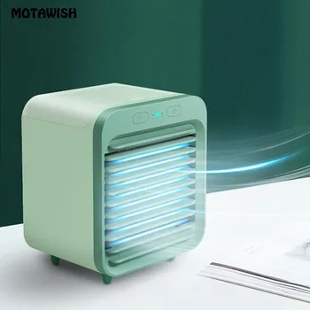 MOTAWISH Mini Ventilador de Refrigeración de Agua de Humidificación, Refrigeración por chorro de Escritorio de Refrigeración USB Dormitorio de los Estudiantes Refrigerador de Aire de los Ventiladores