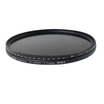 Profesional ND2-400 de Densidad Neutra Fader filtro ND Variable Ajustable 52/58/62/72/77/82 mm para Canon Nikon Sony Pentex Cámara