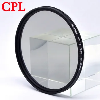 KnightX CPL polarizador de la Cámara de Filtro de Lente Para Canon Sony Nikon d5100 18-135 d80 50d d600 color 1200d 52 mm 55 mm 58 mm 67 mm 77 mm