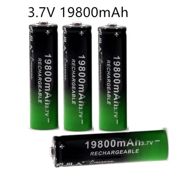 Nueva batería Li-Ion 18650 19800mAh batería recargable de 3.7 V para la linterna LED linterna o dispositivos electrónicos de la batería
