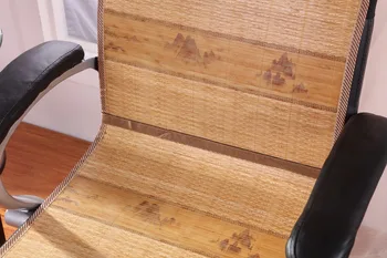 Verano Presidente Portada Impresa de Bambú Fresco funda de almohada 45*150cm 48*150cm beige impresión horizontal de verano striper Jefe de la cubierta del Asiento