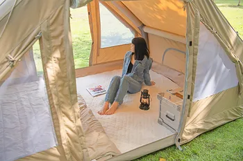 Naturehike Fábrica de Algodón de lana caliente, a prueba de humedad mat multi-persona para acampar al aire libre mat portátil para dormir almohadilla de colchón