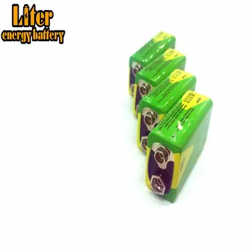 1/2/4x 4.8x2.6x1.7cm Ni-MH Batería de 9 v 1200mAh Vida útil Larga de la Reemplazo de la Batería de 9 V, 1200mAh Detectores de Humo, Alarmas de Juguetes de la batería