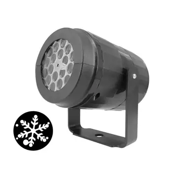 Año nuevo, Navidad, Copo de nieve al aire libre de la Luz de Láser Nevadas Proyector Mover la Nieve Jardín Interior de Proyección de Láser Luces LED de la Lámpara