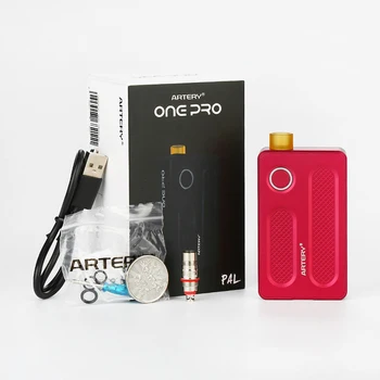 Original de la Arteria PAL Uno Pro Starter Kit Integrado en 1200mAh Batería Con 2 ml de Capacidad y Diapositivas-a-Sistema de relleno y de Madera, pulpa de LQC de la Bobina