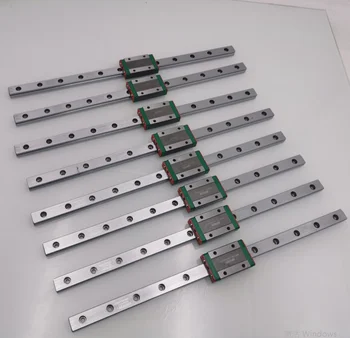 Funssor 8pcs/lote Original HIWIN rieles Lineales MGN9H para VORON v2.4 impresora 3D DIY Kit de Riel de 250/300/350mm construir de alta calidad lineal