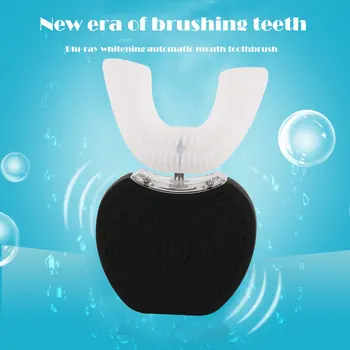 360 Grados Inalámbrico USB de Carga Diferida Automática de Sonic de Silicona Cepillo de dientes Eléctrico Blanquear los Dientes de la Herramienta de Limpieza Cepillo de Cuidado Oral