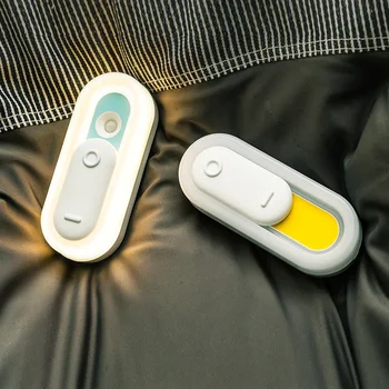 Inteligente de la luz del Sensor de Movimiento del Armario de Luces USB Magnética de la Succión del Gabinete de la Luz de Noche de 2 Colores interruptor wifi para el hogar Inteligente de la casa