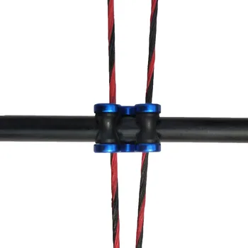 3 el Color de la Cadena de Cable Divisor control Deslizante de Plástico de Uso el uso de arcos de poleas de tiro con arco de caza