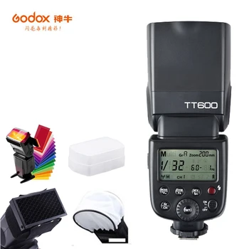 Godox TT600 de la Cámara Flash Speedlite 2.4 G Wireless Maestro Esclavo X1T-C Gatillo HSS TTL para Canon 5D Mark II III IV 80D 700D cámara