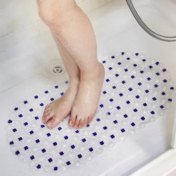 1PCs de Plástico con Ventosa Baño, alfombra de baño antideslizante alfombra de Baño Bebé Ducha de Seguridad alfombra de Baño Colorido Punto de Bolas de Masaje Pad