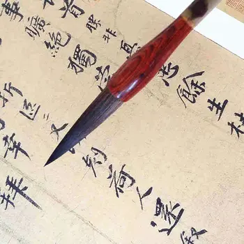 RUYANGLIU Grandes escritura Regular Cepillo de Pluma de Caligrafía China de la Escritura y la Pintura China Tradicional Cepillos de Fox Pincel de Pelo de la Pluma