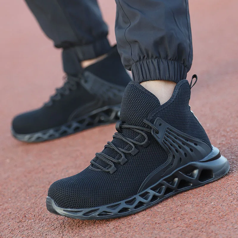 Reino Unido Zapatos Seguridad Zapatos de trabajo para Hombres Mujeres Puntera De Acero Zapatillas Ligero Deportes 