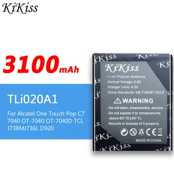 3100mAh Nueva TLi020A1 Batería Para Alcatel One Touch Pop 3 (5) 4G 5 Dual Sim OT 5065D 5065A 5065X 5065W 5065J 5065T Teléfono Batterie