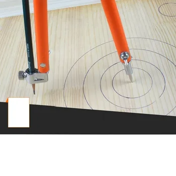 Carpintero De Precisión Lápiz Compases De Gran Diámetro Ajustable Divisores De Marcado Y Trazado De La Brújula Para La Carpintería