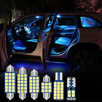 7pcs Coche Bombillas de LED de Interior, Lámparas de Lectura de Espejo de Vanidad Luces Para Hyundai Creta IX25 2016 2017 2018 2019 Accesorios