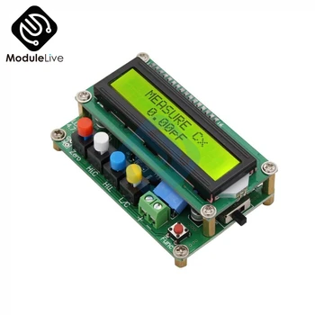 LCD Digital de la Inductancia de la Tabla Tester Medidor de Capacitancia LC Medidor de Frecuencia de 1 uf-100 mf 1uH-100H LC100-A + Prueba de clip de luz de fondo Azul