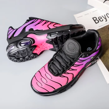 Hombres nuevos zapatos deportivos antideslizante transpirable zapatos de trotar correr de la mujer zapatos deportivos par ligero de zapatos de deporte size36-47#