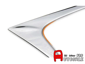 Para LEXUS NX200T NX300H ABS de Plástico de la Ventana Trasera Triángulo Umbral de Recorte 2pcs