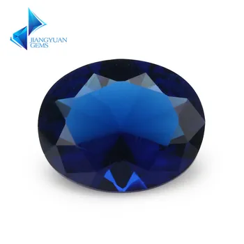 2x3~13x18mm Color Azul de Forma Ovalada de Cristal Flojo de piedras preciosas Perlas de Vidrio Sintético de la piedra preciosa De la Joyería de Precios al por mayor