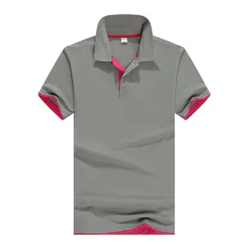 2019 Verano de la Marca de Polo Hombres camisa Casual de Algodón de Manga Corta de los Hombres Polos Camisetas de Plus Tamaño 3XL camisetas de Golf de Tenis Polos masculina