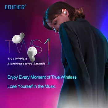 EDIFIER TWS1 auriculares inalámbricos bluetooth 5.0 aptX control Táctil IPX5 diseño Ergonómico auriculares inalámbricos Bluetooth de los auriculares