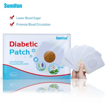 Sumifun 18pcs Diabetes Parche Reducir el nivel Alto de Azúcar en la Sangre de Yeso Equilibrio de la Glucosa en Chino Medicamentos Herbarios Naturales del Cuidado de la Salud
