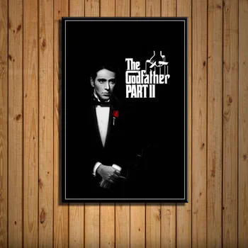 El Padrino de la Serie de la Película de Marlon Brando, Al Pacino Clásicos del Arte de la Seda Lienzo de Pintura Cartel Artwor para Para la Sala de estar Decoración para el Hogar