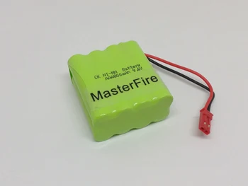 MasterFire Original 9.6 V 800mAh 8x AAA Ni-MH Batería Recargable de NiMH Pack de Baterías con toma para Coches de RC RC Barco Remoto Juguetes