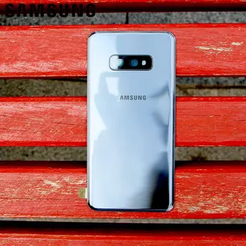 Samsung Originales Cristal de Teléfono de la tapa de la Batería Para Samsung Galaxy S10e SM-G9700 de la Vivienda de la contraportada de los Casos