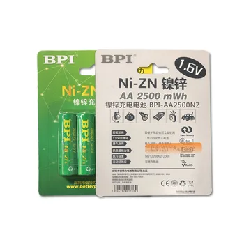 12Pcs NiZn Ni-Zn 1.6 V AA 2500mWh de la Batería Recargable + NiZn Cargador inteligente