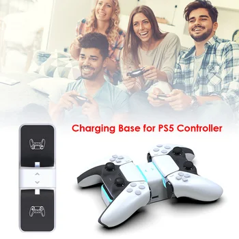 Para PS5 Controlador de Cargador Dual USB de Carga Rápida Muelle de la Estación de Pie, con USB, UNA Salida para PlayStation 5 DualSense Accesorios