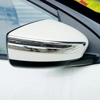 ABS Cromado Para Nissan Versa SR-2019 accesorios Automóvil lado de la puerta de espejo Retrovisor de tira de la decoración de la Cubierta Recorte de la etiqueta Engomada de Estilo