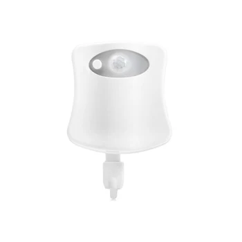 Inodoro Luz de la Noche,Inteligente de Movimiento PIR Sensor de Luz de Color de 16 LED de Aseo de Luz Impermeable de la Lámpara de Noche WC Luz de la taza del Inodoro de la Lámpara