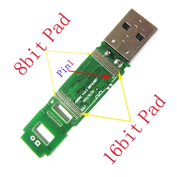 UFD AU6987ANHL PCBA ,8/16bit TSOP48, Unidad Flash USB de la placa de circuito, impulsión de la pluma de PCBA, se aplican a la recuperación de los datos y el apoyo de edad flash