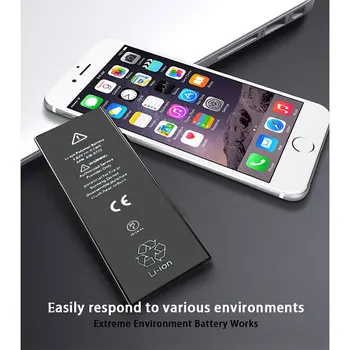 Nuevo de calidad AAA de la batería del Teléfono Para el iPhone 5S 6 6S 6P 6SP 7 8 Plus X XR XS XS Max Reemplazo de la batería de litio incorporada