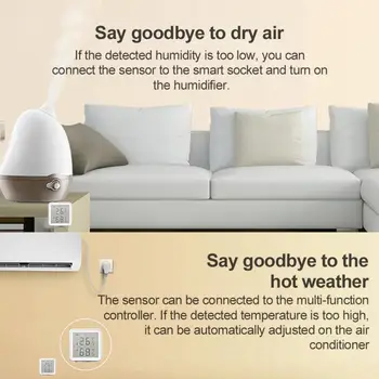 Wifi dongle smart multi enchufe temporizador de monitoreo de energía de apoyo zócalo alexa google tuya la vida inteligente WIFI-IR remoto de temperatura sensor de humedad