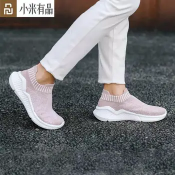Youpin FREETIE mujeres zapatos para caminar volando tejida de la Zapatilla de deporte de la prenda impermeable de Una sola pieza de calcetines de la Ciudad de zapatillas Par de Zapatos Casuales