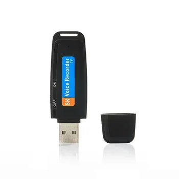 Grabación de la Pen Mini U-Disco de Audio Digital de la Grabadora de Voz de la Pluma del USB 2.0 Flash Drive de Disco U Pluma de Audio de la Grabadora de Voz