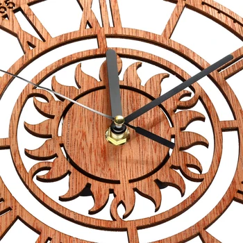 Práctica Vintage De Madera Reloj De Pared De Estilo Shabby Chic Rústico Cocina De La Casa De Los Relojes Antiguos De Decoración