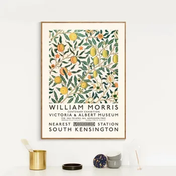 William Morris, Pintura en tela, El Museo Victoria y Albert de la Exposición de carteles y Grabados de la Pared de Arte de la Foto para la Decoración del Hogar