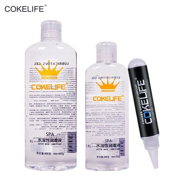 COKELIFE Lubricante 400g/200g/50g de Agua lubricante a Base de Aceite de Masaje Gel Anal Grasa Personales Pene Sexuales Para Adultos Productos