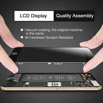 Grado AAA+++ LCD para el iPhone 4 4S 6 5 5S 5C SE de Pantalla LCD de Pantalla Táctil Digitalizador Asamblea Alta de la Pantalla de Visualización de Piezas de Repuesto