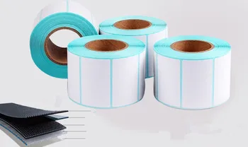 6 rollsPOS térmica de etiquetas de papel 30x40mm 700stick continua rollos de etiquetas de uso para impresora Térmica de la máquina Total 4200 pegatinas