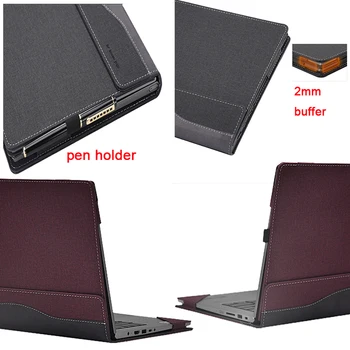 Caso Para Lenovo Ideapad S340 S540 530S 14 Pulgadas S340-14 del ordenador Portátil de la Manga Desmontable Cuaderno de la Cubierta de la Bolsa Protectora de la Piel Lápiz