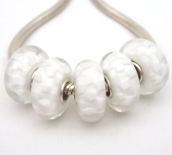 JGWGT 2312 5X Autenticidad S925 Plata de ley Perlas de Cristal de Murano perlas de Ajuste Europeo Encantos de la Pulsera de diy de la joyería de Murano