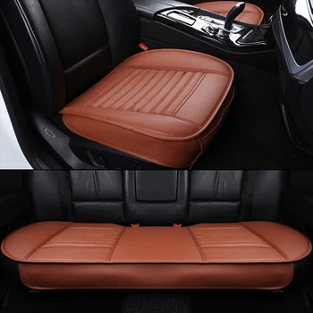Cobertura completa de Eco-cuero auto cubre asientos de Cuero de la PU para Coche Fundas de Asiento para mitsubishi montero outlander 3 xl pajero 2 3 4 deporte