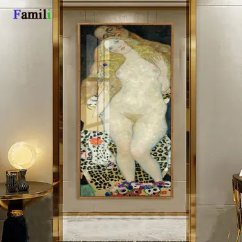 Moderno Abstracto Gustav Klimt El Beso De La Pintura De La Imagen De La Lona De Arte Replca Las Imágenes De La Pared Para La Sala De Estar Decoración Del Hogar Sin El Marco